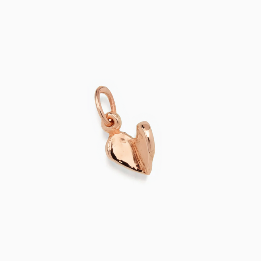 Open Heart Charm | Rose Gold