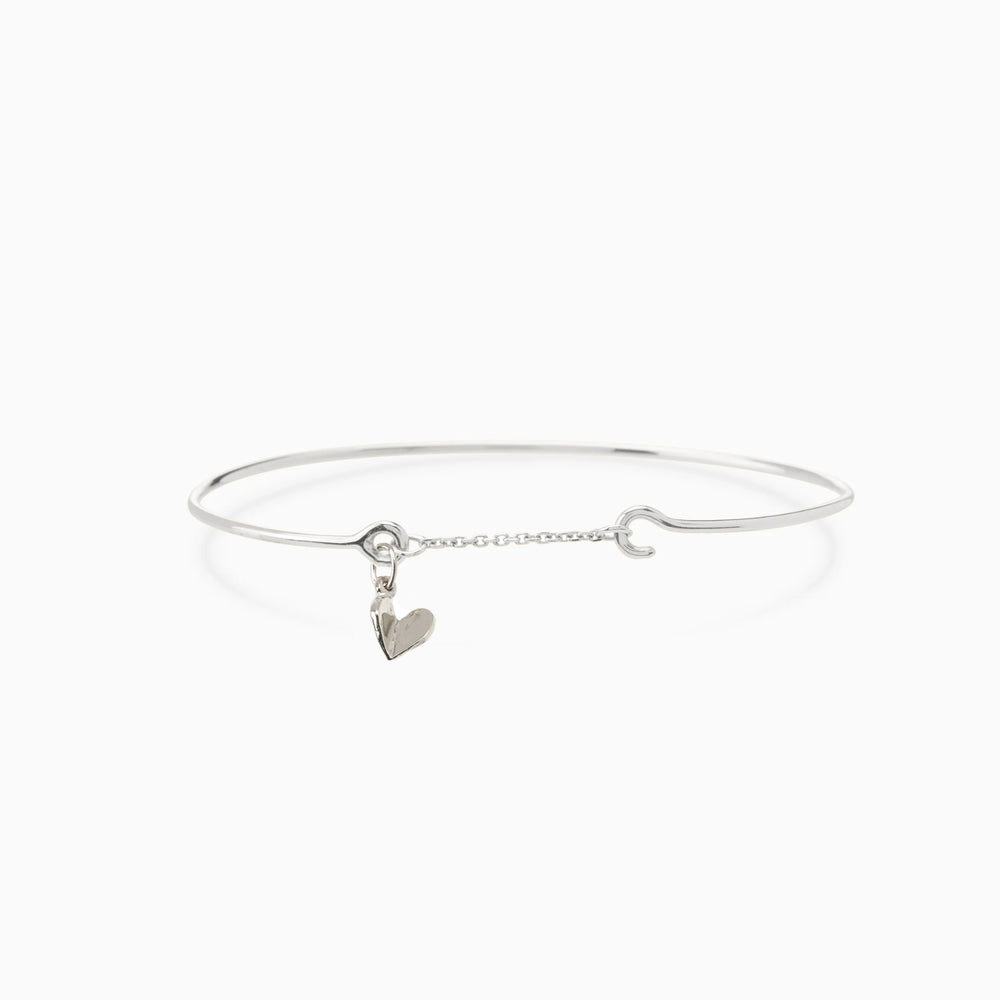 Pendant Weave Bracelet | Silver