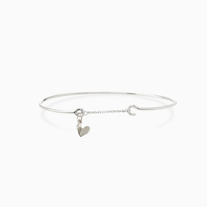 Pendant Weave Bracelet | Silver