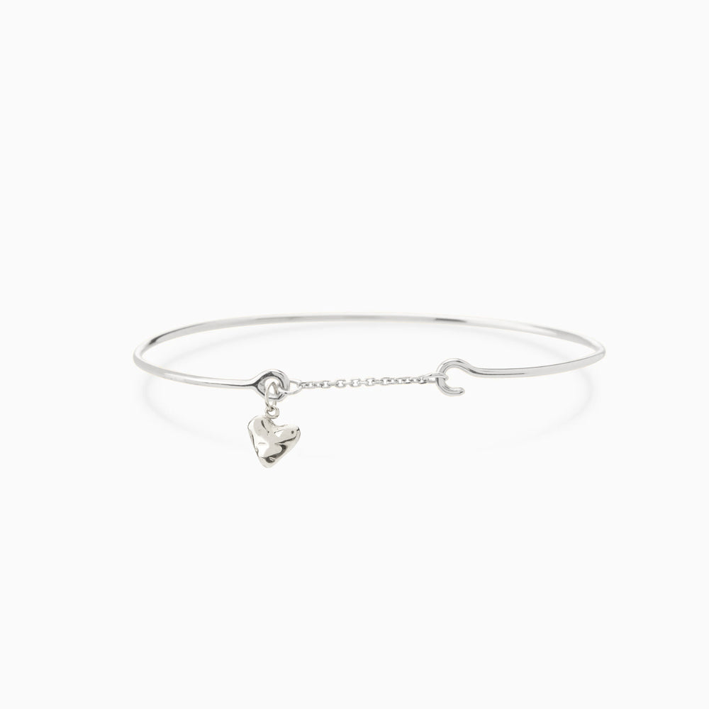 Pendant Weave Bracelet | Silver