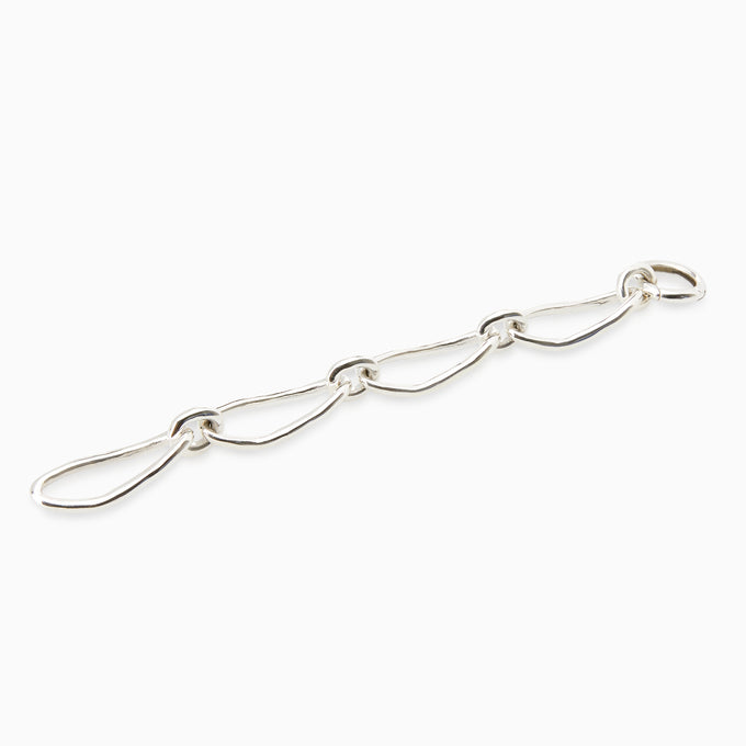 Oval Link Bracelet | Silver