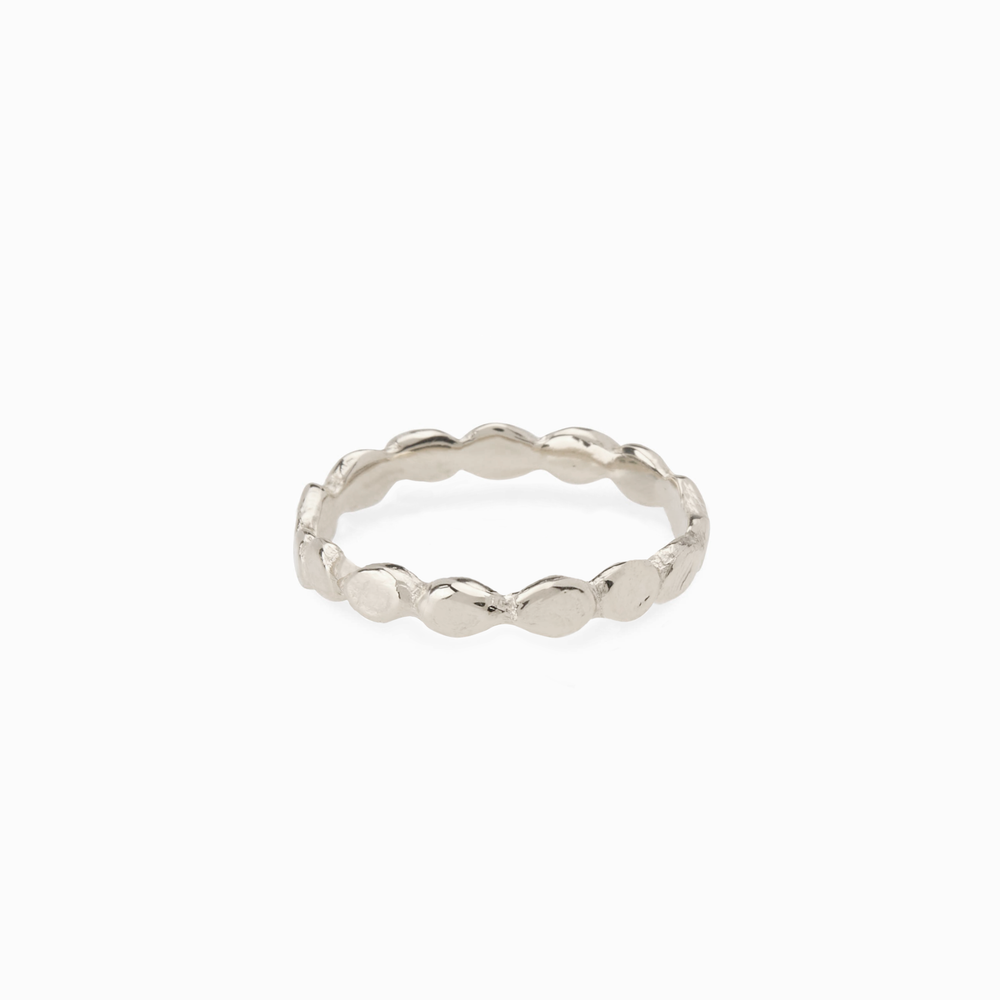 Pebble Stack Ring | Silver