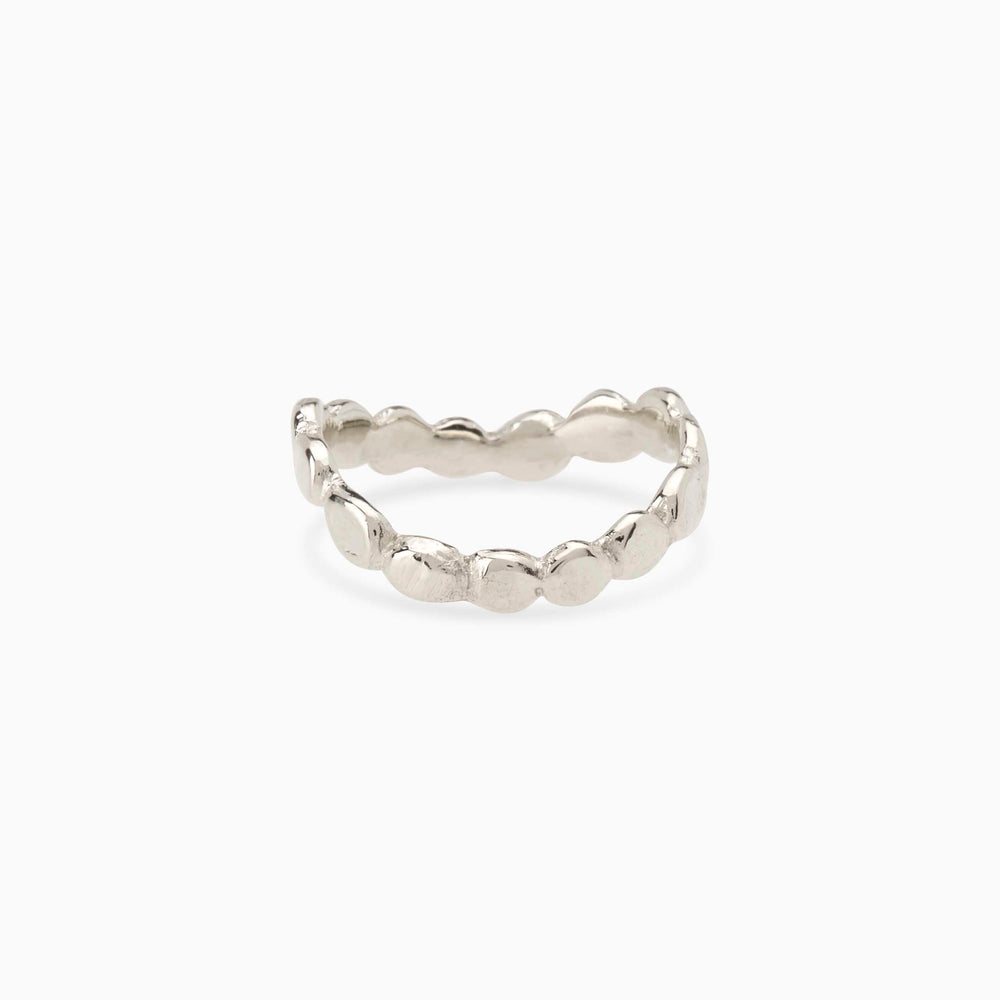 Pebble Circuit Ring | Silver