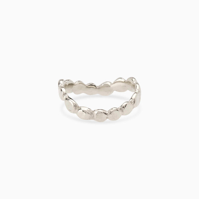 Pebble Circuit Ring | Silver