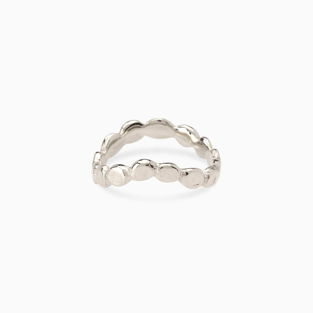 Pebble Circuit Ring | Silver