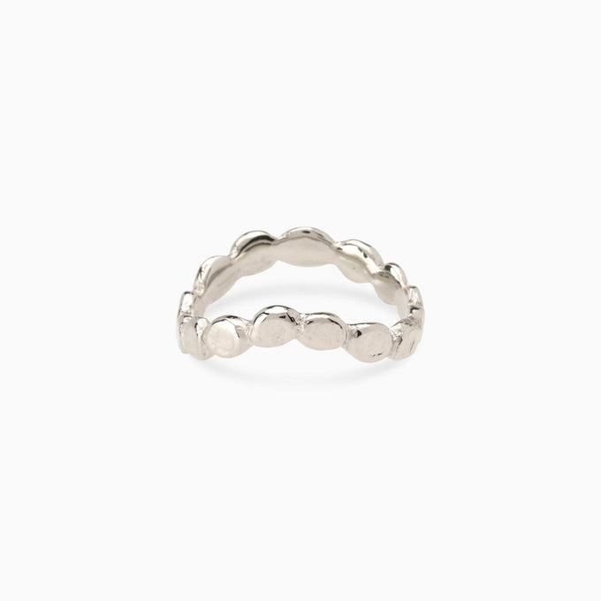 Pebble Circuit Ring | Silver