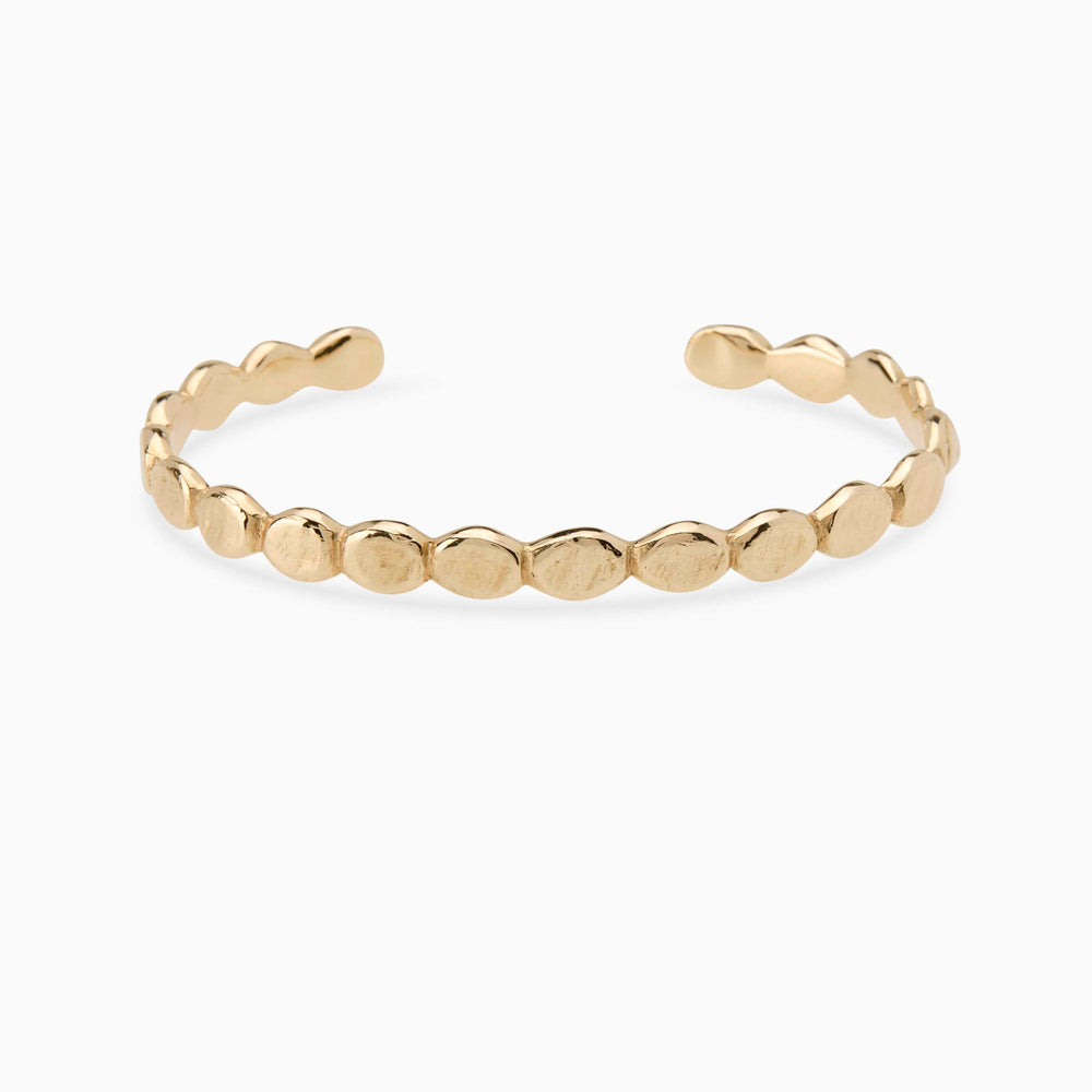Pebble Cuff |Yellow Gold