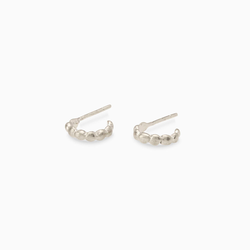 Pebble Huggies | Silver