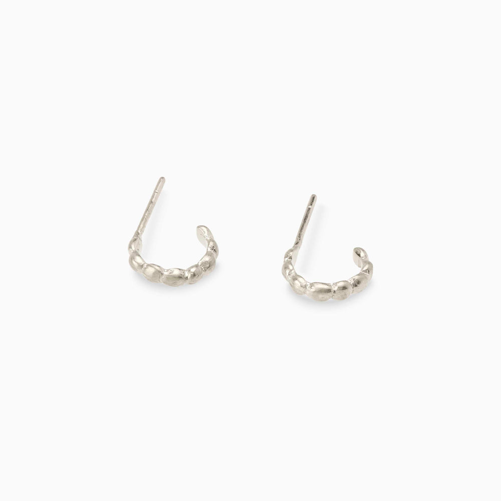 Pebble Huggies | Silver