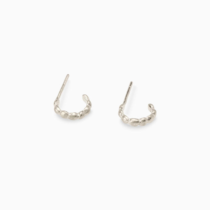Pebble Huggies | Silver