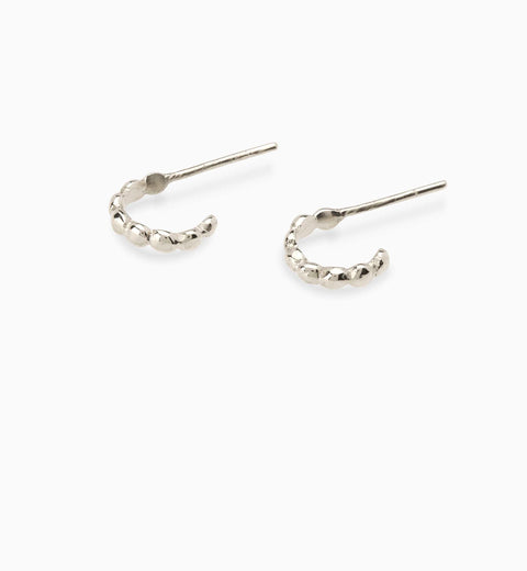 Pebble Huggies | Silver