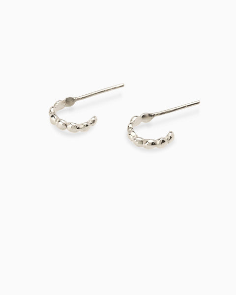Pebble Huggies | Silver