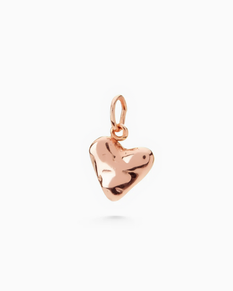 Organic Heart Pendant | Rose Gold