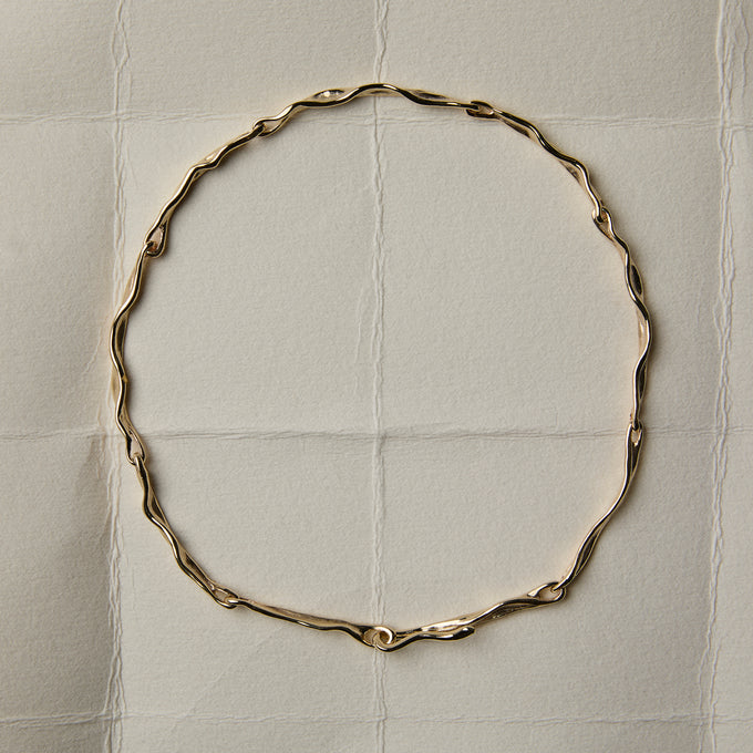 Sculpt Necklace | Yellow Gold