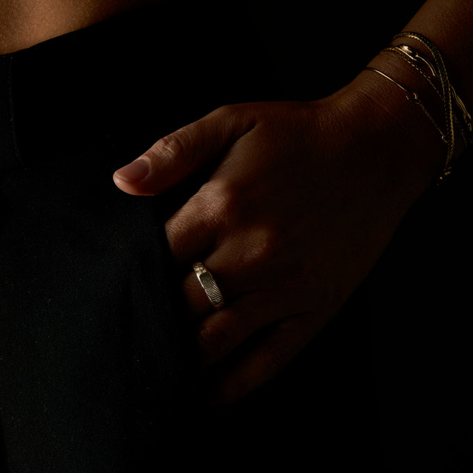 Impression™ Mason Signet Ring | Yellow Gold