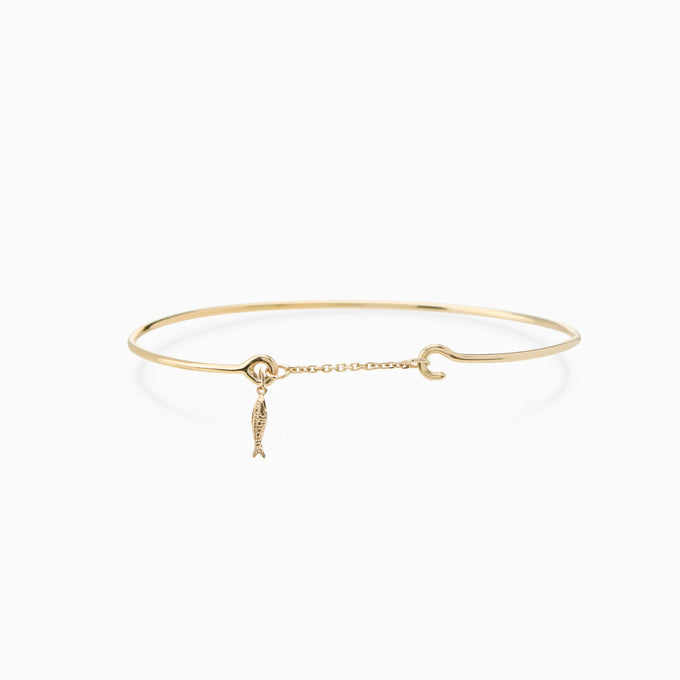 Pendant Weave Bracelet | Yellow Gold