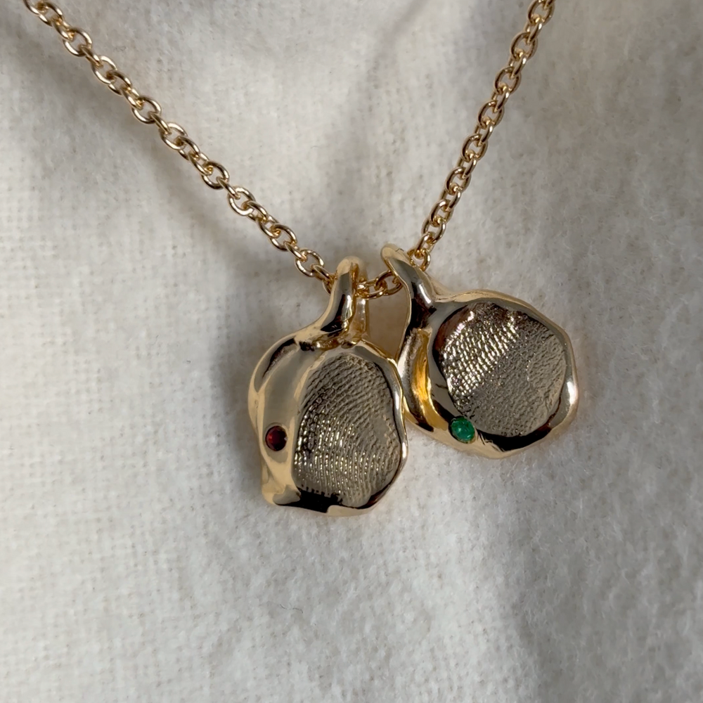 Impression™ Wave Pendant | Yellow Gold