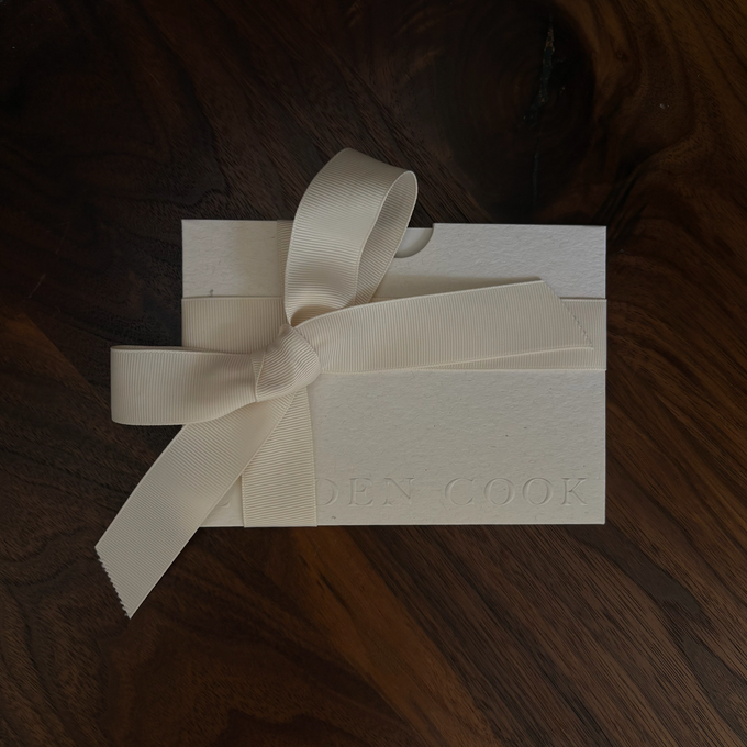 Your Piece is in Production | Gifting Card