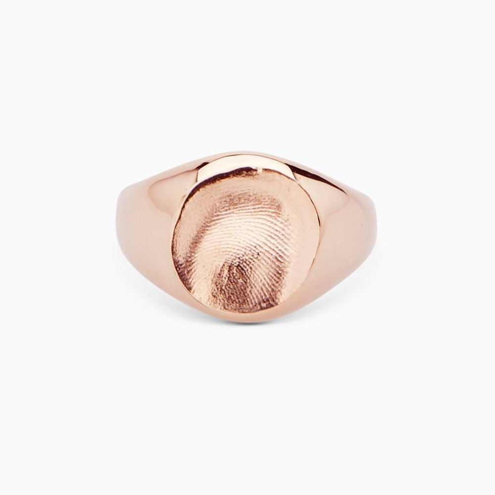 Impression Signet Ring | Rose Gold