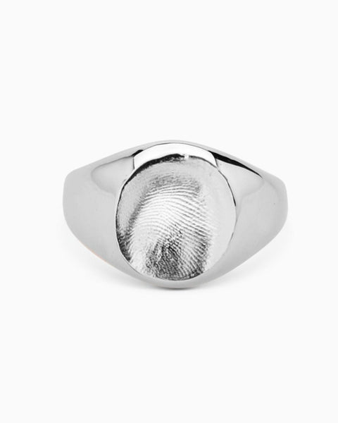 Impression Signet Ring | Silver