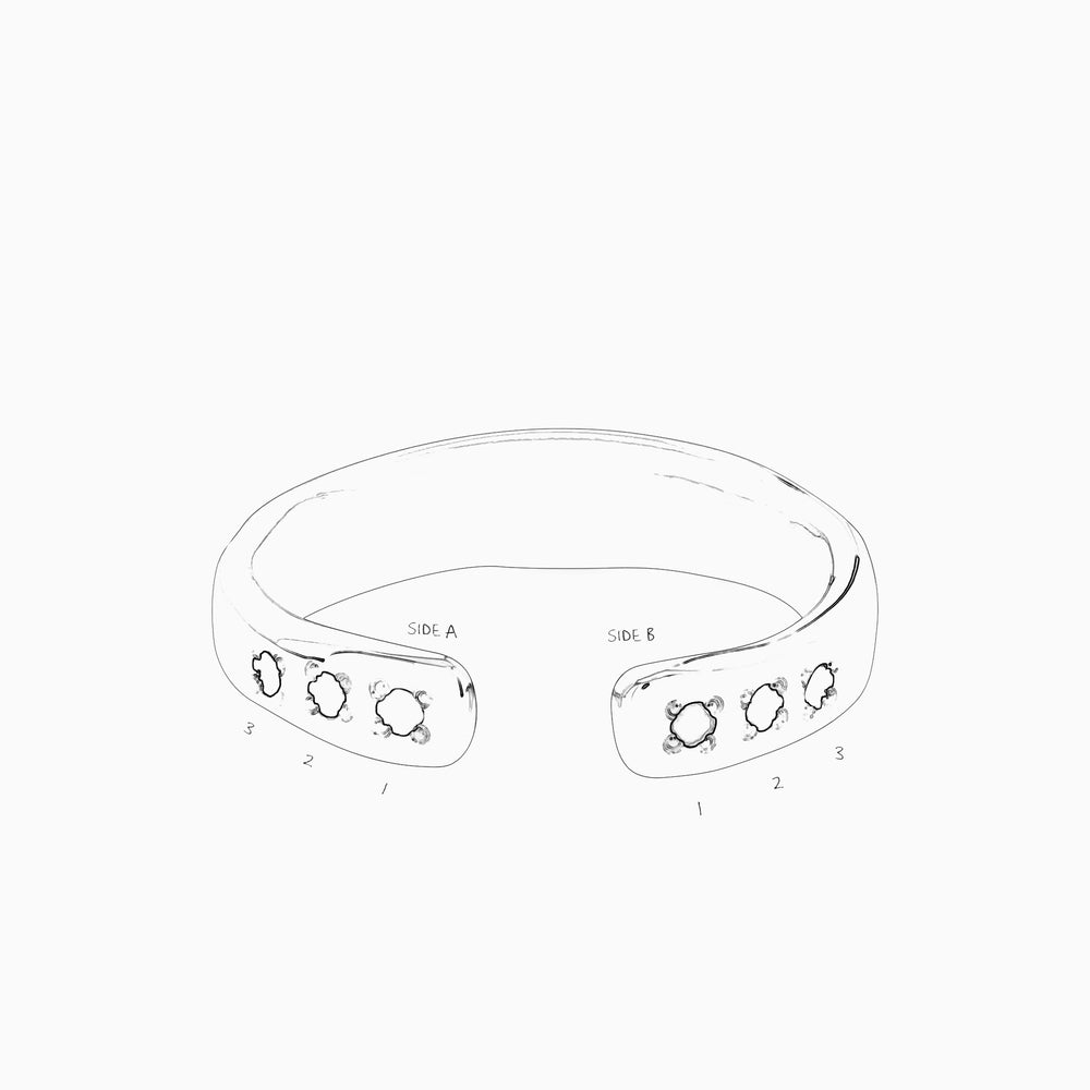 Open Stone Ring 1.0 | Silver