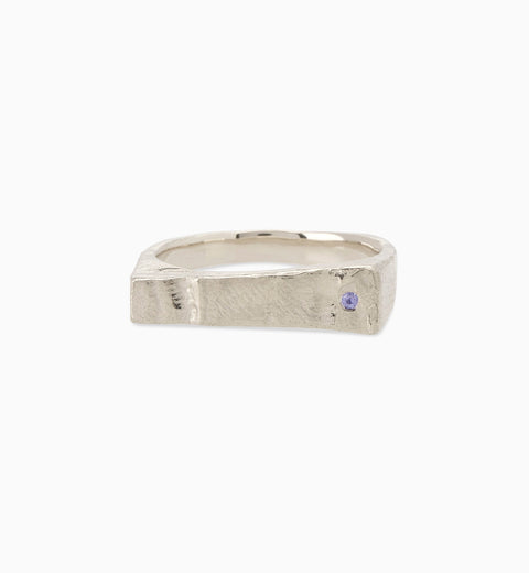 Veil Stone Ring | Silver