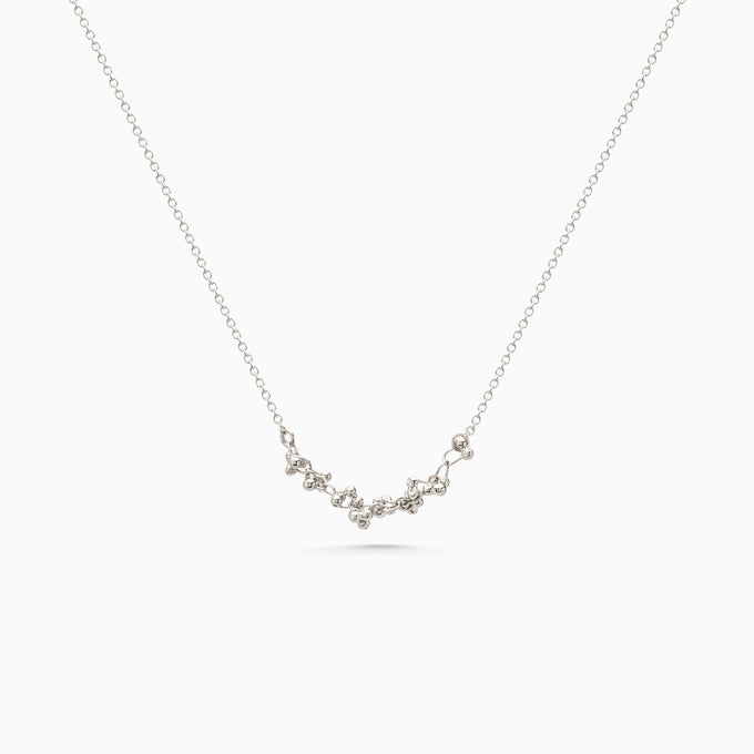 Mini Cherrie Necklace | Silver