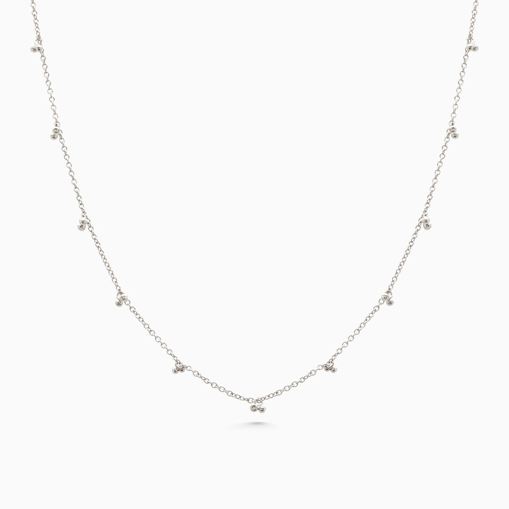 Cherrie Chain Necklace | Silver