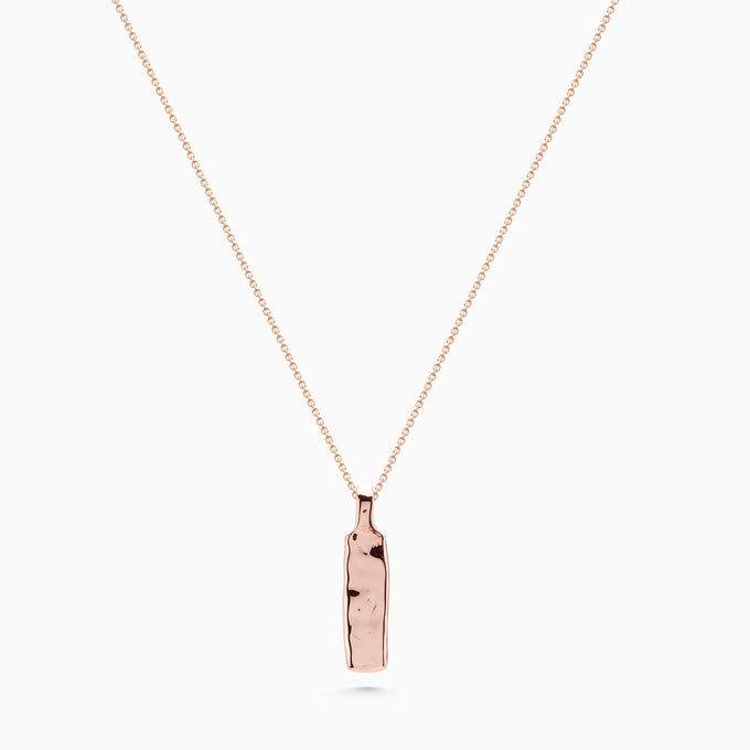 Custom Organic Tag Narrow | Rose Gold