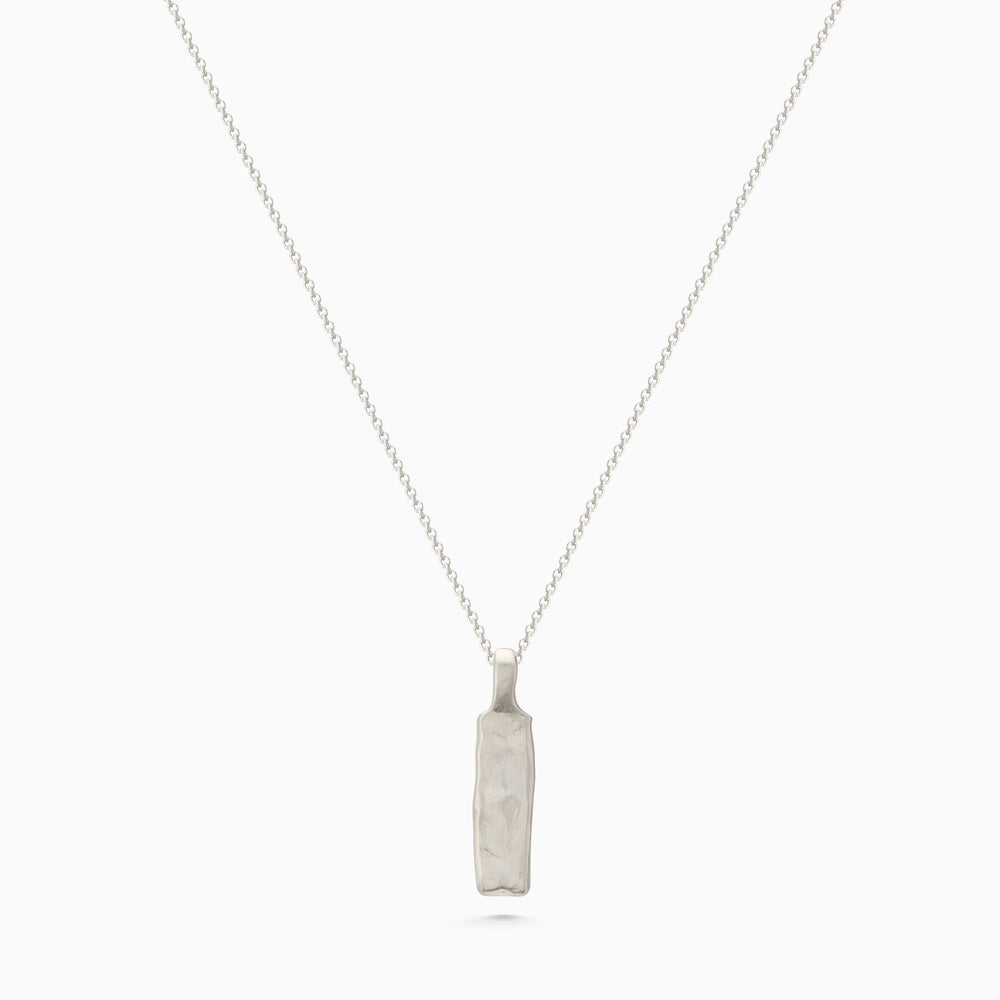 Custom Organic Tag Narrow | Silver