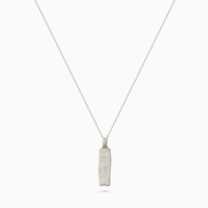 Custom Organic Tag Narrow | Silver