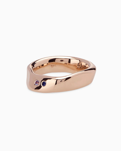 Swell Stone Ring | Rose Gold