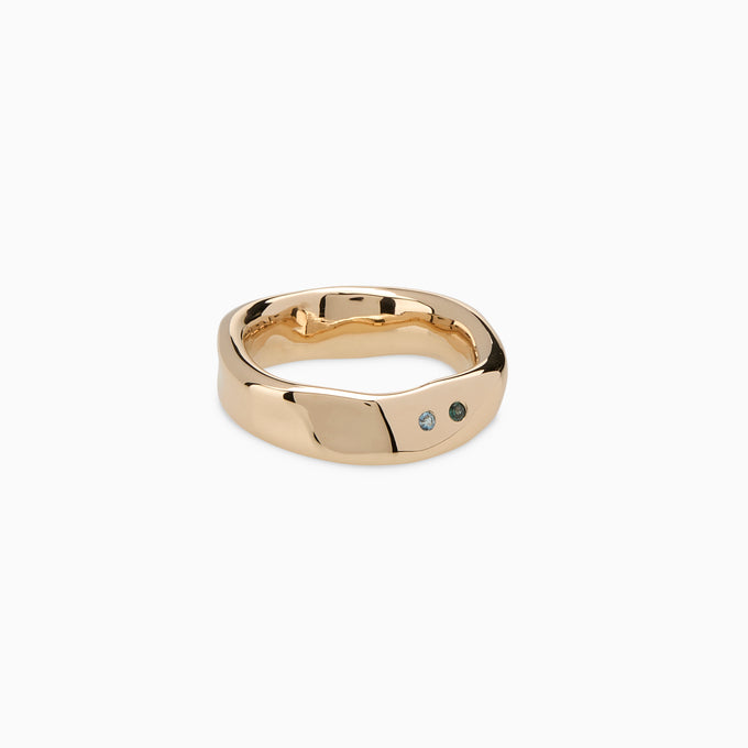 Swell Stone Ring | Yellow Gold