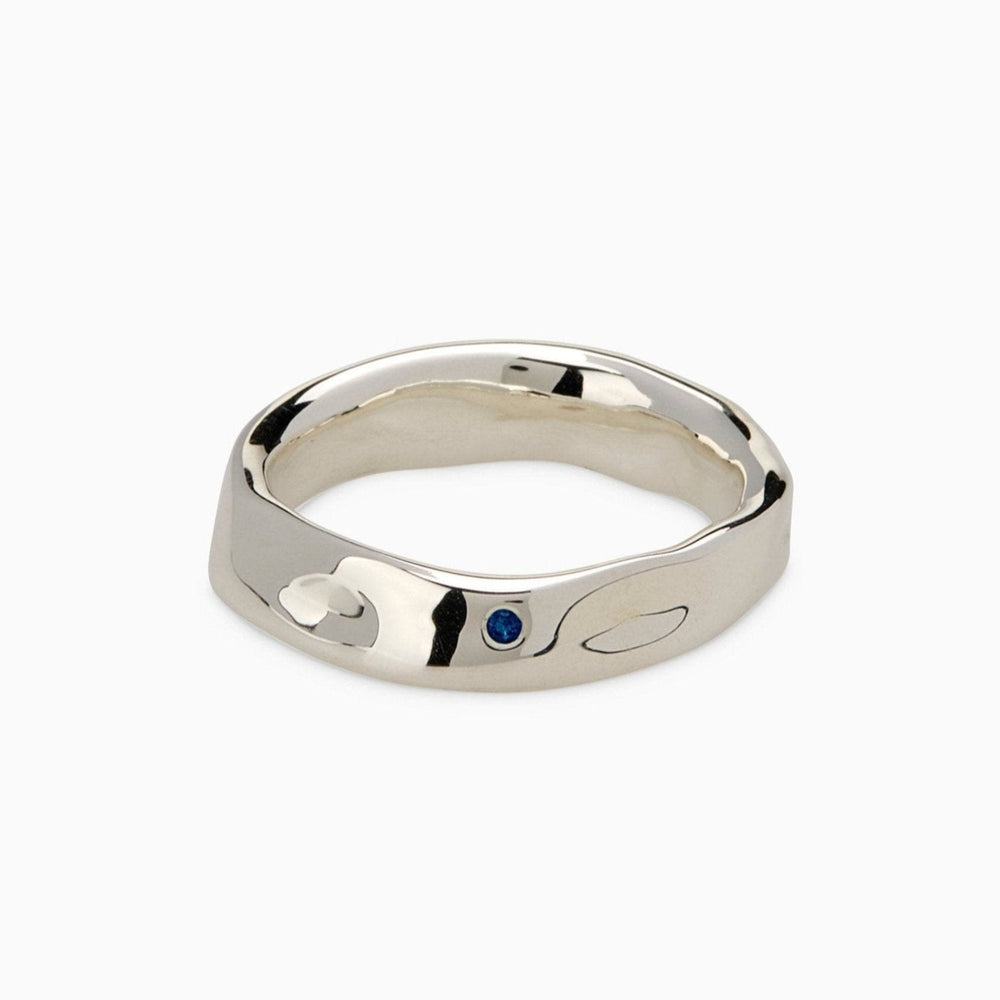 Swell Stone Ring | White Gold