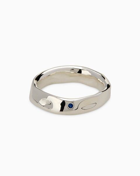 Swell Stone Ring | White Gold