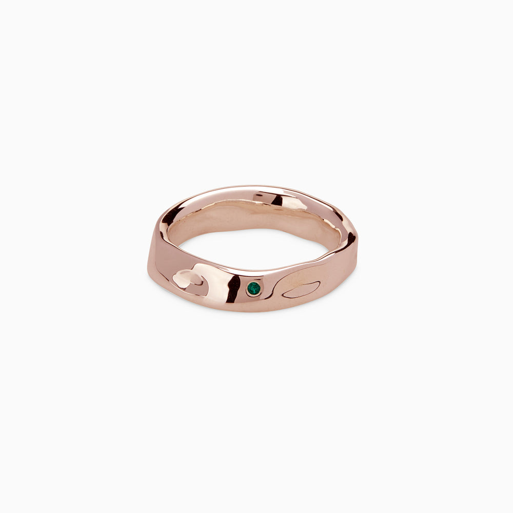 Swell Stone Ring | Rose Gold