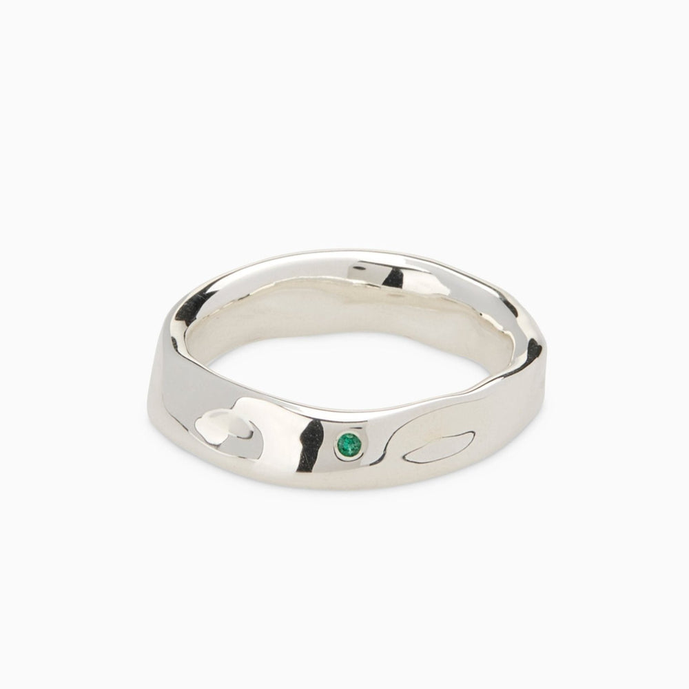 Swell Stone Ring | Silver