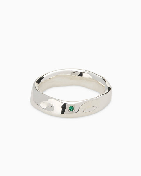 Swell Stone Ring | Silver