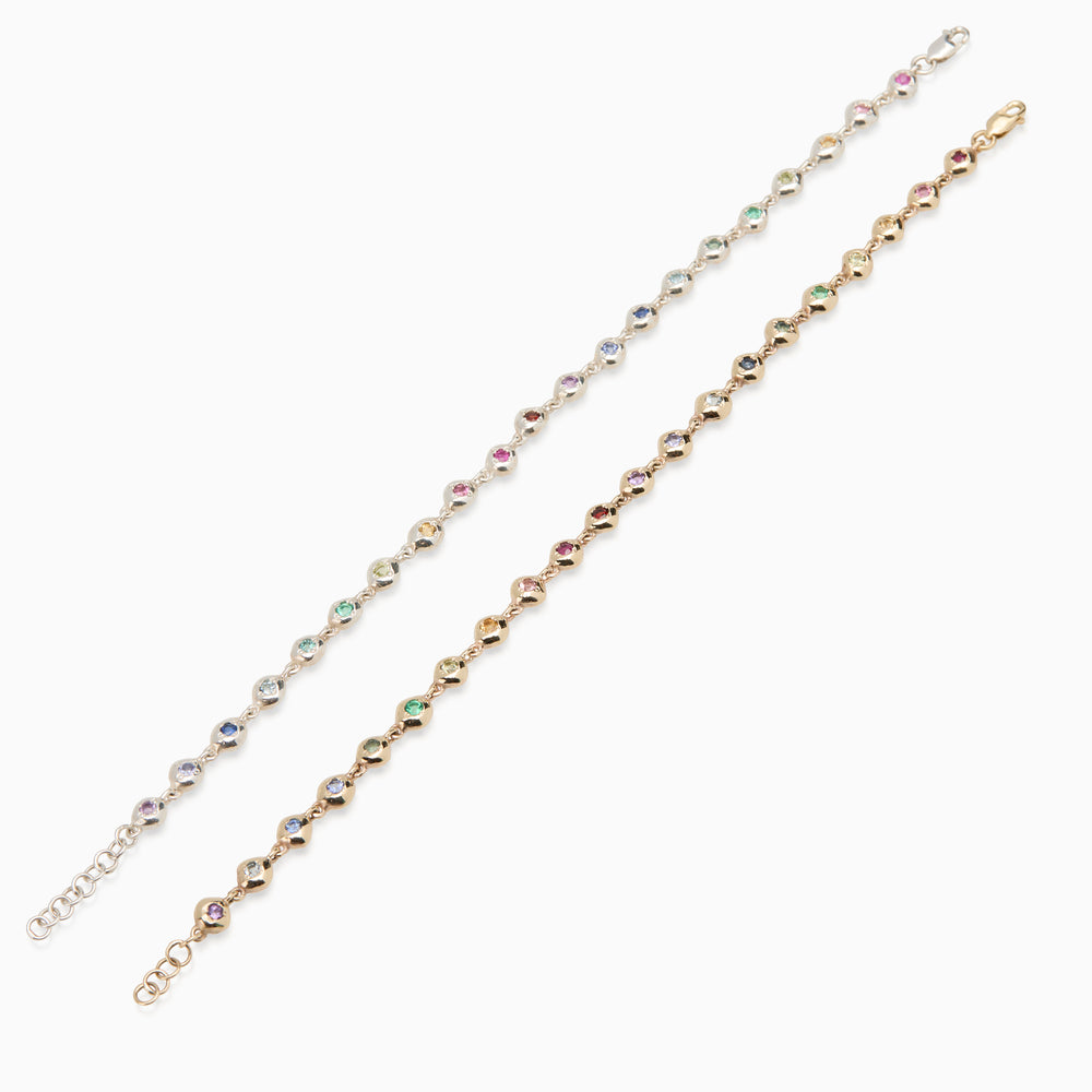 Collective Stone Bracelet | Yellow Gold