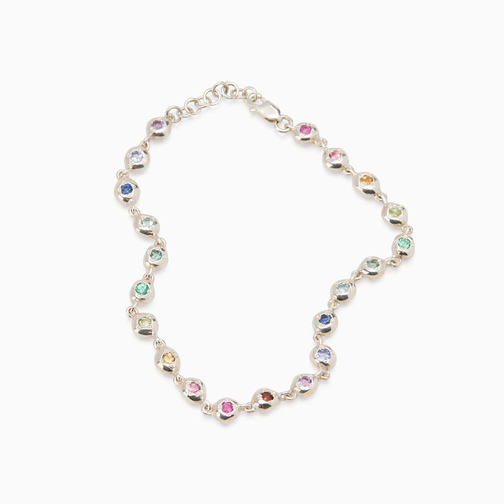 Collective Stone Bracelet | Silver