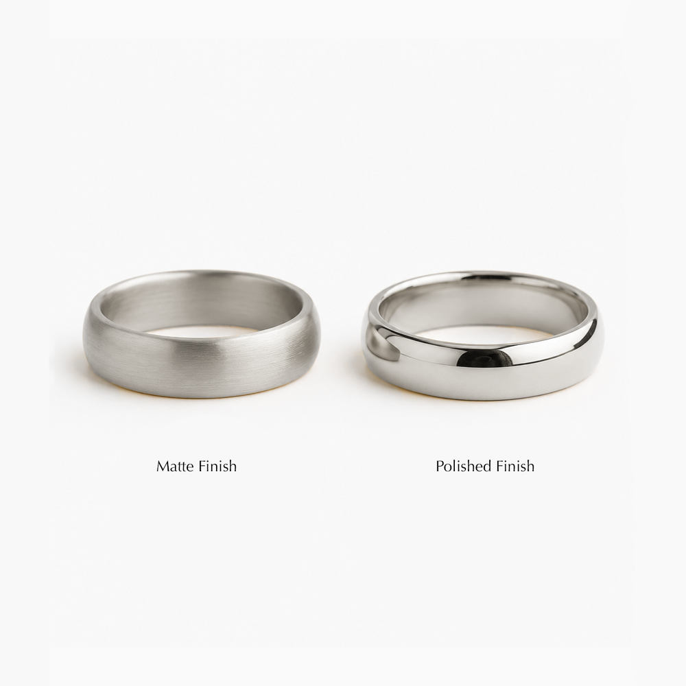 Impression™ Rectangle Signet Ring | White Gold