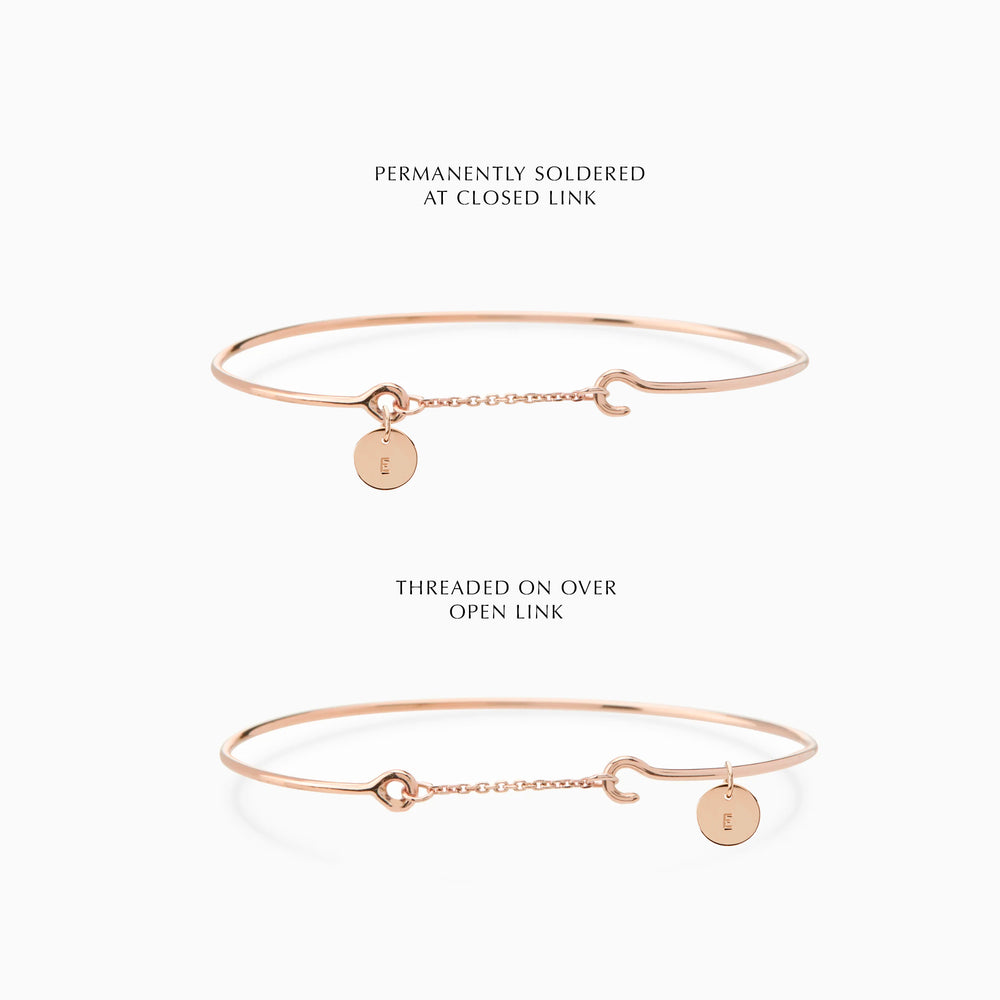 Pendant Weave Bracelet | Rose Gold