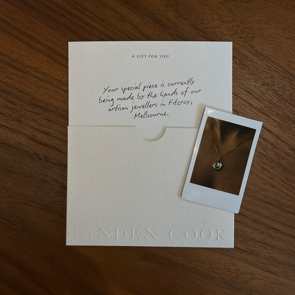 Your Piece is in Production | Gifting Card