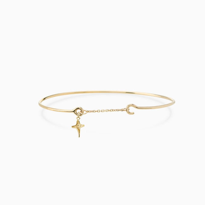 Pendant Weave Bracelet | Yellow Gold