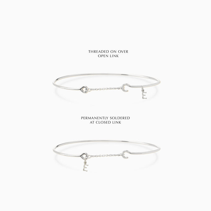 Pendant Weave Bracelet | Silver