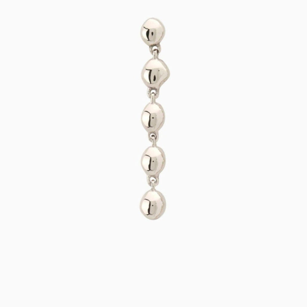 Ripple Drop Earring | Silver