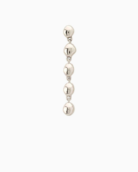 Ripple Drop Earring | Silver