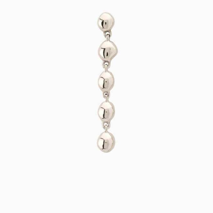Ripple Drop Earring | Silver