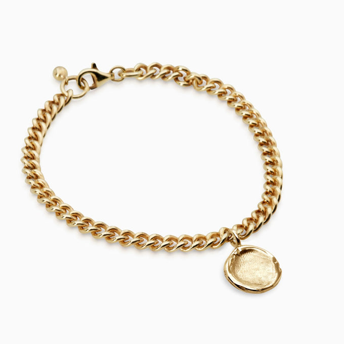 Impression Charm Bracelet | Yellow Gold