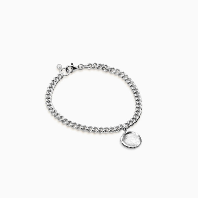 Impression Charm Bracelet | Silver